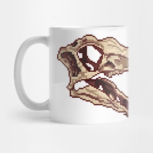 Stegosaurus skull Pixel Mug